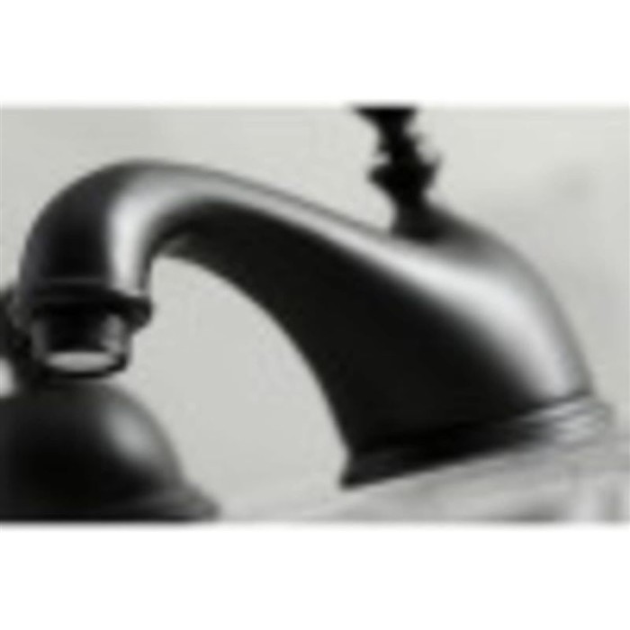 KS3961PX Restoration Widespread Lavatory Faucet with Porcelain Cross Handle, Polished Chrome,8-Inch Adjustable Center