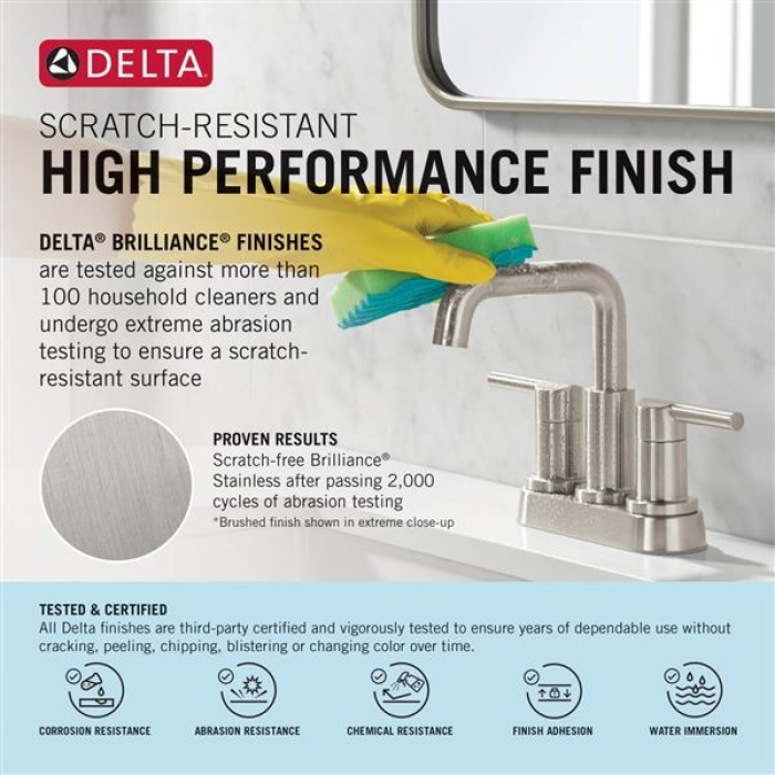Faucet Nicoli Pull-Down Centerset Bathroom Faucet, Gold Bathroom Sink Faucet, Champagne Bronze 25849LF-CZPD
