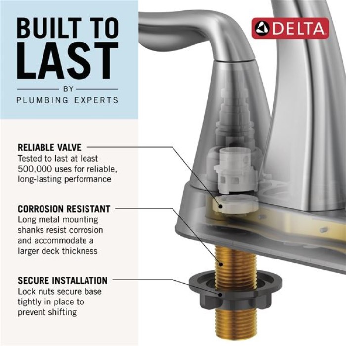 Faucet Nicoli Pull-Down Centerset Bathroom Faucet, Gold Bathroom Sink Faucet, Champagne Bronze 25849LF-CZPD