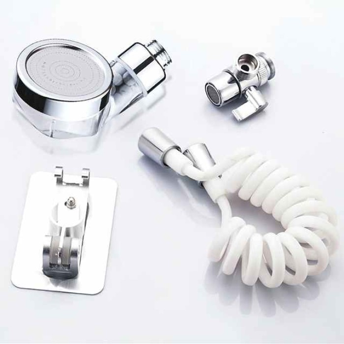 Bathroom Wash Face Basin Water Tap External Shower Head Toilet Hold Filter Flexible Hair Washing Faucet Rinser Extension Set