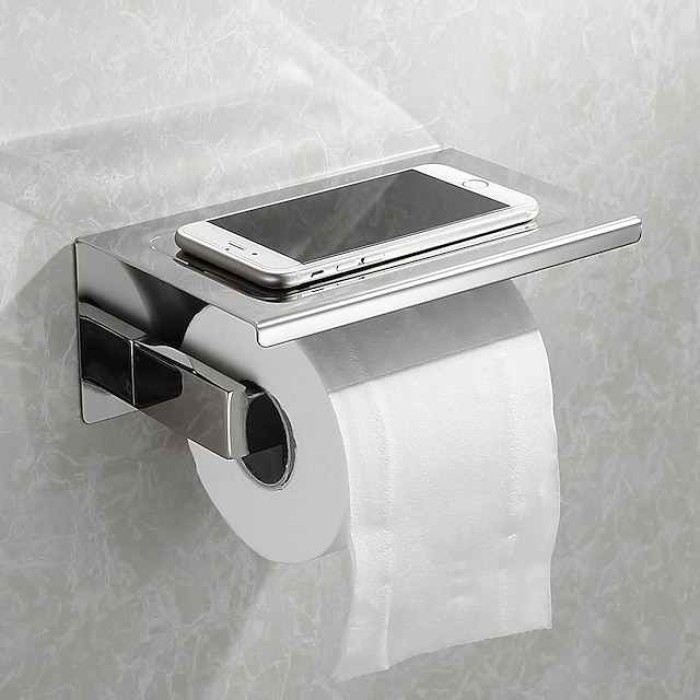 Bathroom Hardware Accessory Set,Stainless Steel  Contain with Towel Bar,Robe Hook, Toliet Paper Holder and Bathroom Rack Wall Mounted Polished/Brushed/Painted Finishes