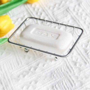 Iron Bathroom Toilet Soap Box Laundry Soap Rack Drain Soap Rack Metal Soap Holder