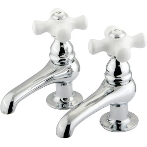 Restoration Basin Faucet, 3-1/2", Polished Chrome