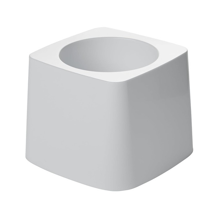 Toilet Bowl Brush Holder, White, Plastic, Compatible with Rubbermaid Toilet Brush, Pack of 24