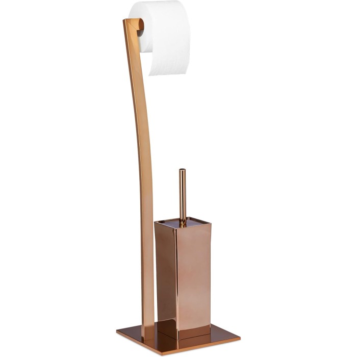 Toilet Brush and Holder  Toilet Paper Holder in Stainless Steel