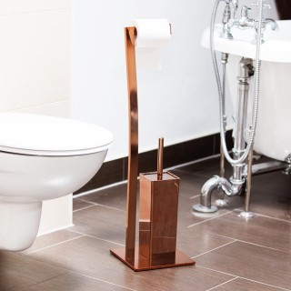 Toilet Brush and Holder  Toilet Paper Holder in Stainless Steel