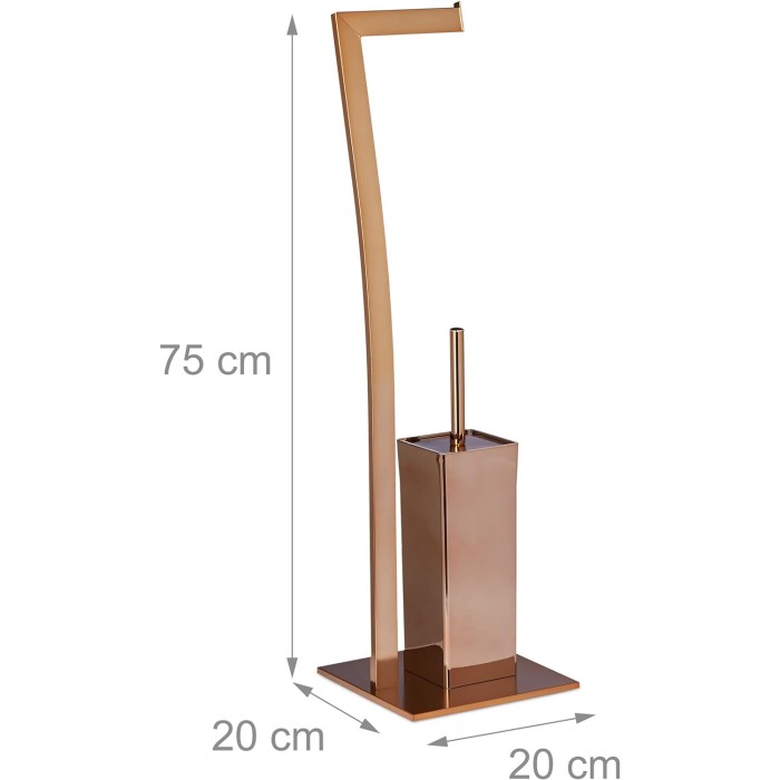 Toilet Brush and Holder  Toilet Paper Holder in Stainless Steel