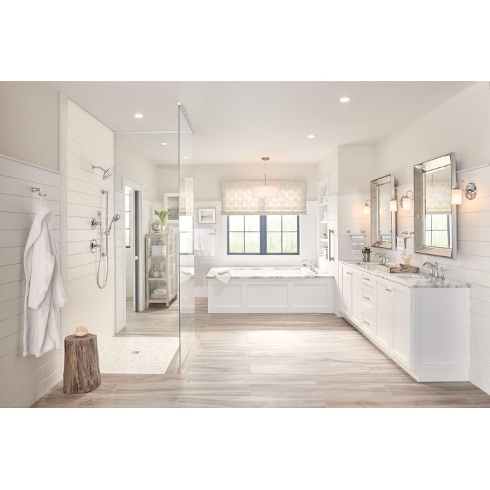 Chrome 24-Inch Bathroom Double -Towel Bar