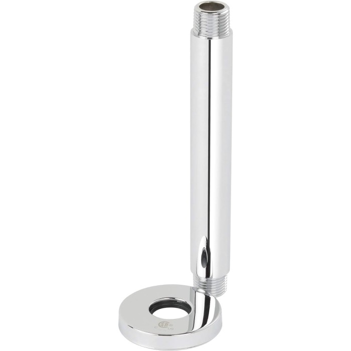 Ceiling Mounted Shower Arm and Flange - Polished Chrome