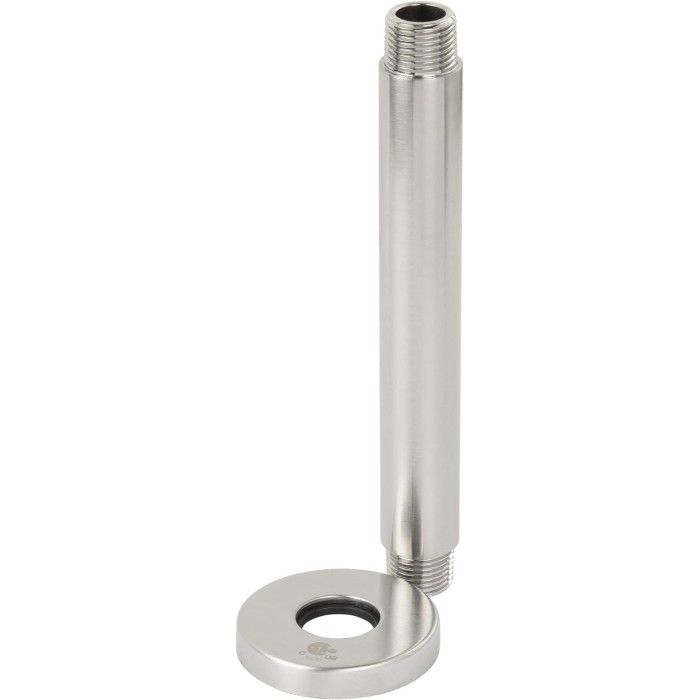 Ceiling Mounted Shower Arm and Flange - Polished Chrome