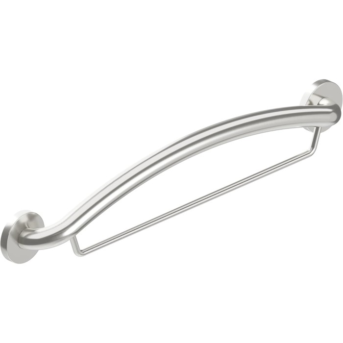 Plus Towel Bar 24 Inch, 2-in-1 Decorative Grab Bar ADA Compliant