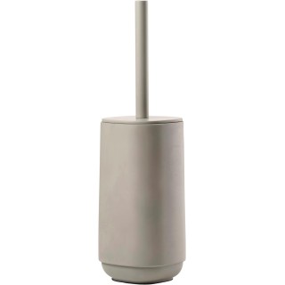 Ceramic Toilet Long Brush | with Brush Holder Soft Touch | Enhance Your Bathroom with a Chic and Practical Duo