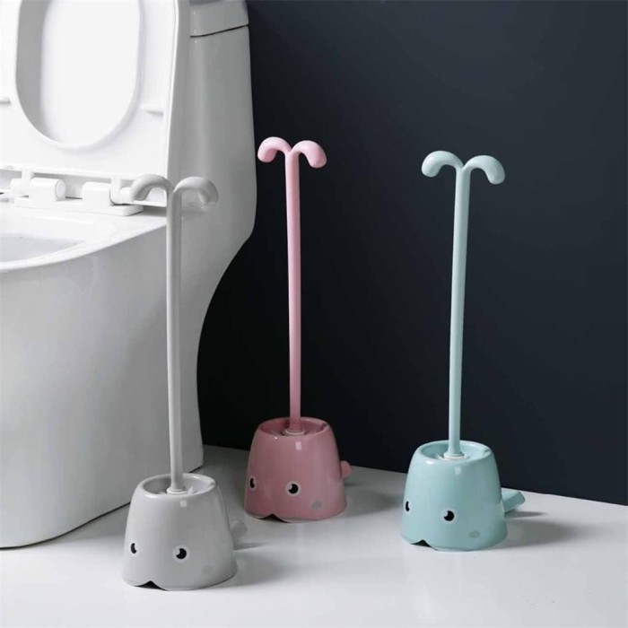 Toilet Brush Cute Cartoon Toilet Brush Set Toilet Cleaning Brush
