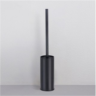 Toilet Brush and Holder, Stainless Steel 304 Gold Round Freestanding Toilet Bowl Brush and Holder