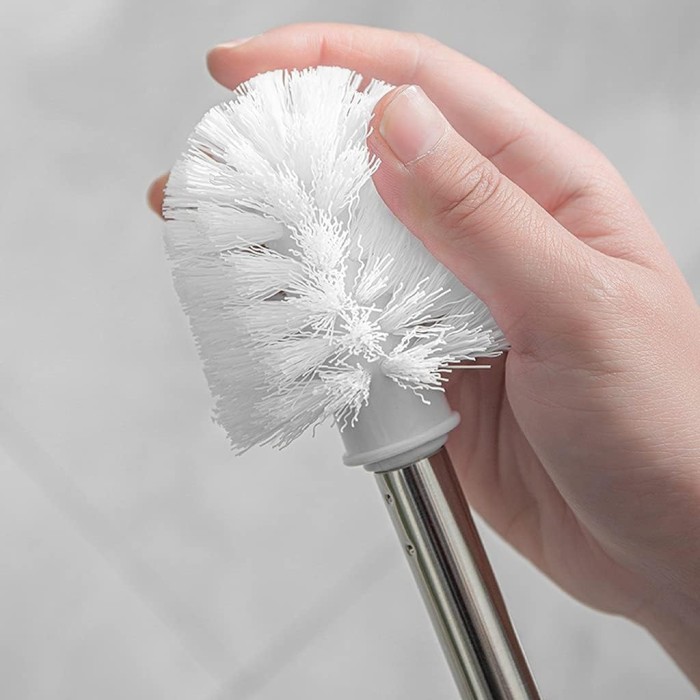 Bathroom Toilet Brush Toilet Brush Holder Household No Dead end Toilet Cleaning Brush Bathroom Soft Hair Toilet Bowl Brush