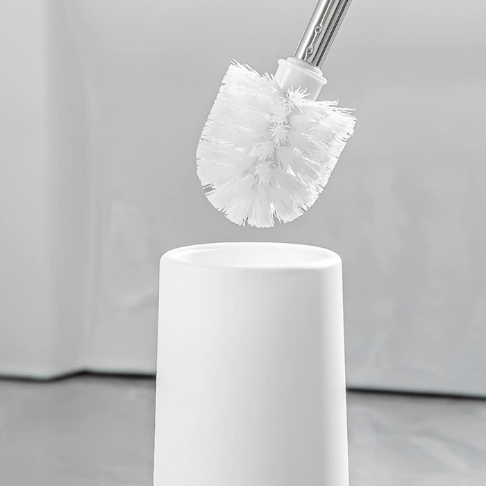 Bathroom Toilet Brush Toilet Brush Holder Household No Dead end Toilet Cleaning Brush Bathroom Soft Hair Toilet Bowl Brush