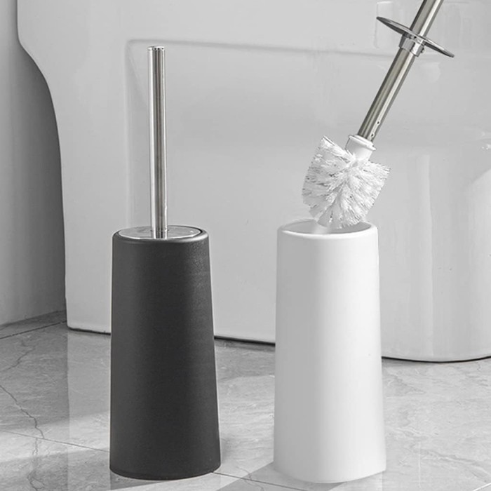 Bathroom Toilet Brush Toilet Brush Holder Household No Dead end Toilet Cleaning Brush Bathroom Soft Hair Toilet Bowl Brush