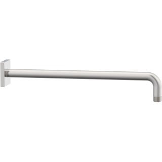 15-Inch Shower Arm with Square Escutcheon - Wall Mounted Shower Head Extension Pipe Arm with All-Metal Construction