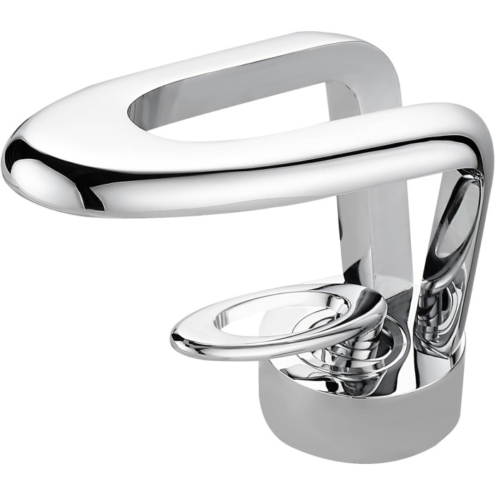 Modern Bathroom Faucets, Original Pierced Work Design Chrome Bathroom Sink Faucet, Solid Brass Single-Handle Bathroom Faucet