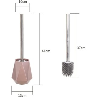 Toilet Bowl Brush Toilet Brush Wall-Mounted Or Floor-Standing Toilet Brush Holder Cleaning Brush Bathroom Accessories