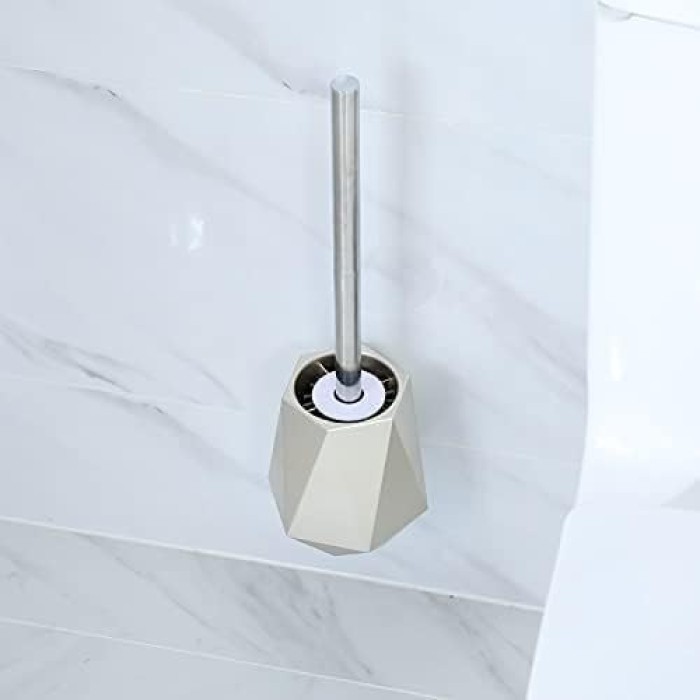Toilet Bowl Brush Toilet Brush Wall-Mounted Or Floor-Standing Toilet Brush Holder Cleaning Brush Bathroom Accessories