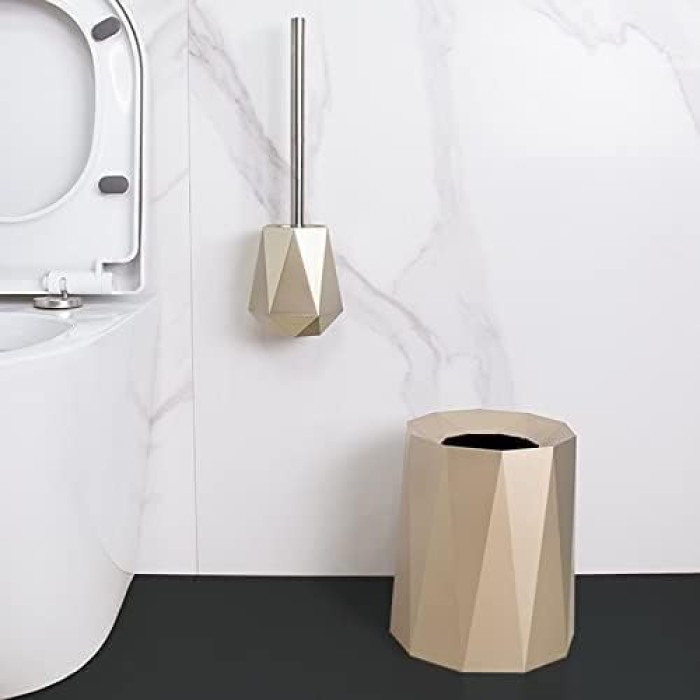 Toilet Bowl Brush Toilet Brush Wall-Mounted Or Floor-Standing Toilet Brush Holder Cleaning Brush Bathroom Accessories