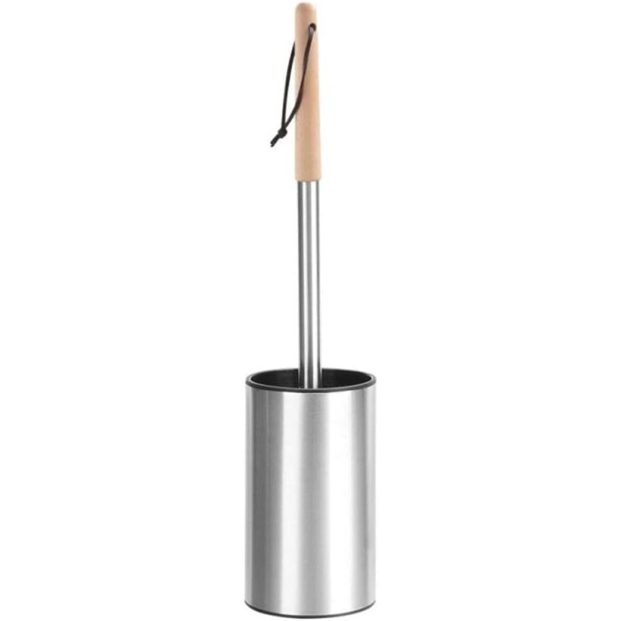 Toilet Bowl Brush Toilet Brush with Holder Stainless Steel Toilet Brush Holder Free Standing Brush