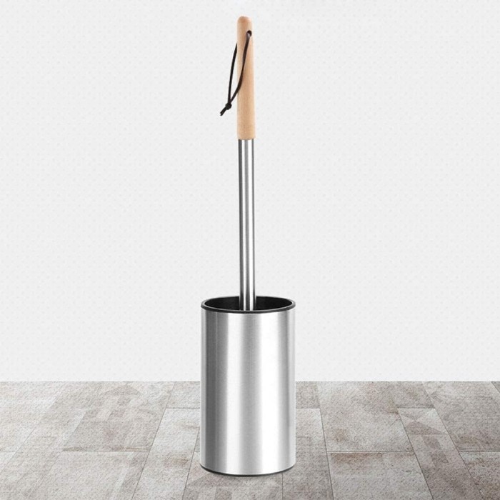 Toilet Bowl Brush Toilet Brush with Holder Stainless Steel Toilet Brush Holder Free Standing Brush