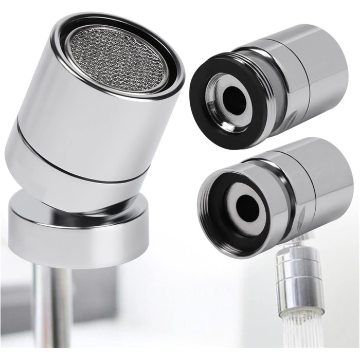 Flexible 360 Degree Faucet Adapter, Sink Hose Attachment for Faucet,Water Saving Faucet Nozzle Sprayer Tap Head Sink Mixer