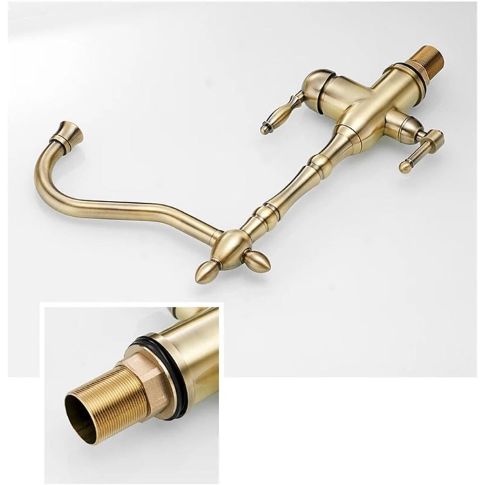 Kitchen Purify Faucets Mixer Tap Cold and Hot Rotation with Water Purification Features Kitchen Crane Tap Chrome