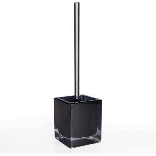 Toilet Brush Set Blackand Holder Set for Bathroom Toilet Cleaning Soft Bristled Cleaner