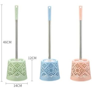 Toilet Brush Holder and Toilet Brush Holder Modern Art HollowToilet Brush Set