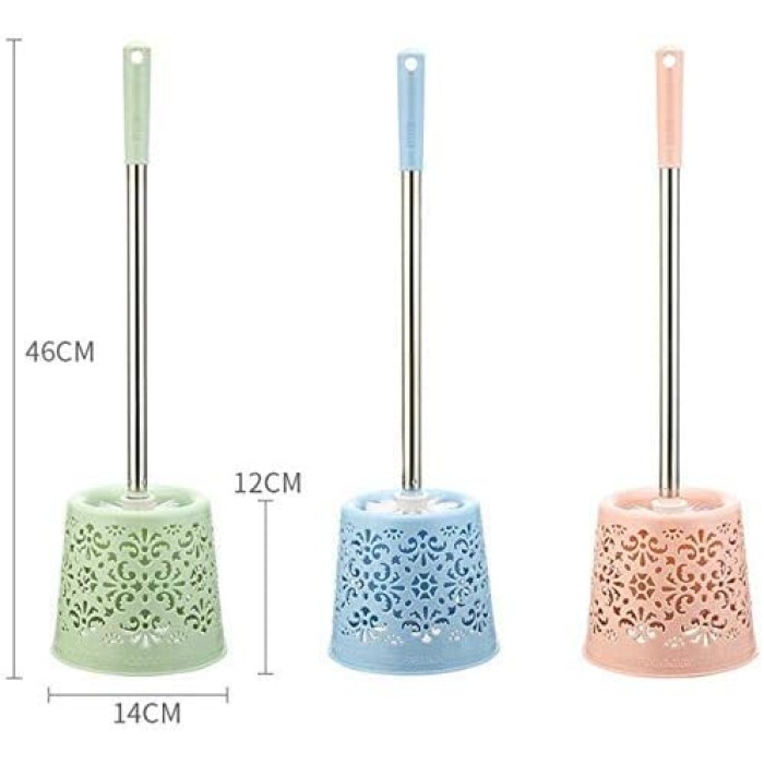 Toilet Brush Holder and Toilet Brush Holder Modern Art HollowToilet Brush Set
