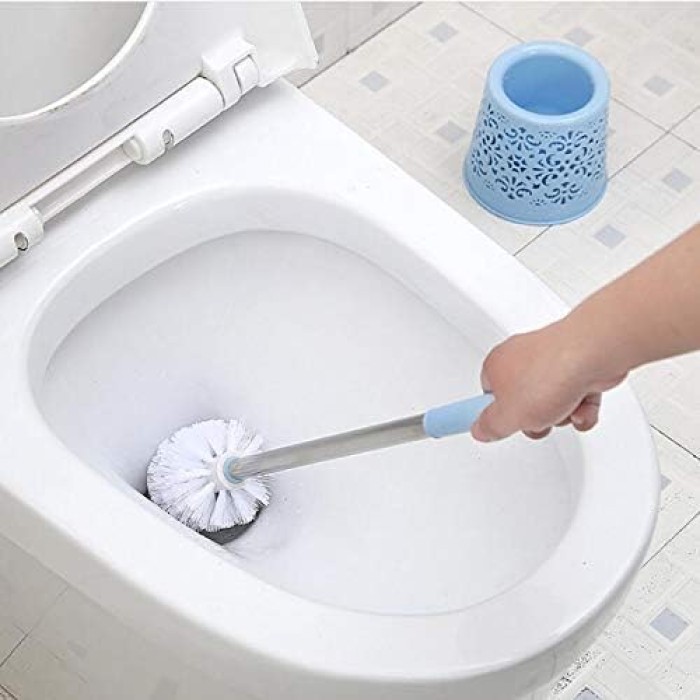 Toilet Brush Holder and Toilet Brush Holder Modern Art HollowToilet Brush Set