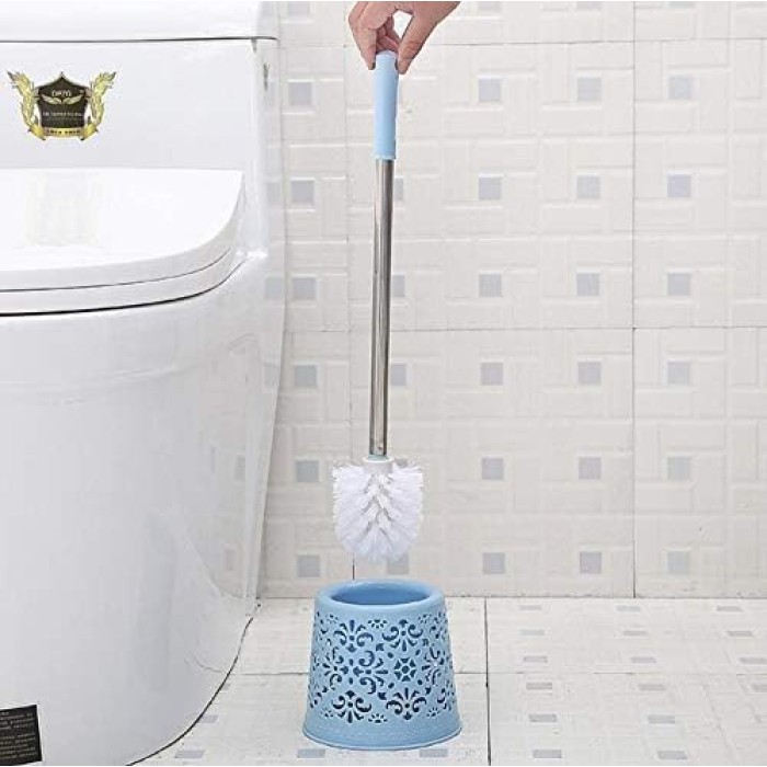 Toilet Brush Holder and Toilet Brush Holder Modern Art HollowToilet Brush Set