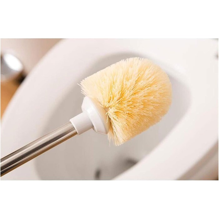 Toilet Toilet Brush Plastic Toilet Brush and Holder Set Long Handle Toilet Bowl Brush Bathroom Toilet Cleaning Brush