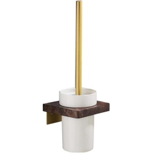 Toilet Toilet Brush and Holder Set Wall Mounted Ceramics Toilet Cleaning Set for Perfect Hygiene Toilet Cleaning Toilet Bowl Brush