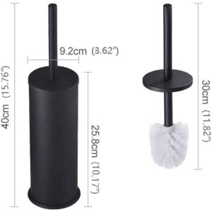 Toilet Brush Toilet Brushes and Holders Stainless Steel Handle Toilet Brush Set Bathroom Full Closed Toilet Brush