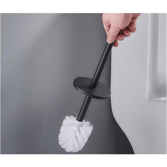 Toilet Brush Toilet Brushes and Holders Stainless Steel Handle Toilet Brush Set Bathroom Full Closed Toilet Brush