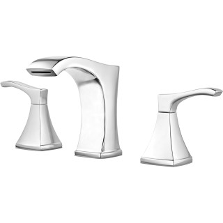 Pfister Venturi Bathroom Sink Faucet, 8-Inch Widespread, 2-Handle, 3-Hole, Polished Chrome Finish, LF049VNCC