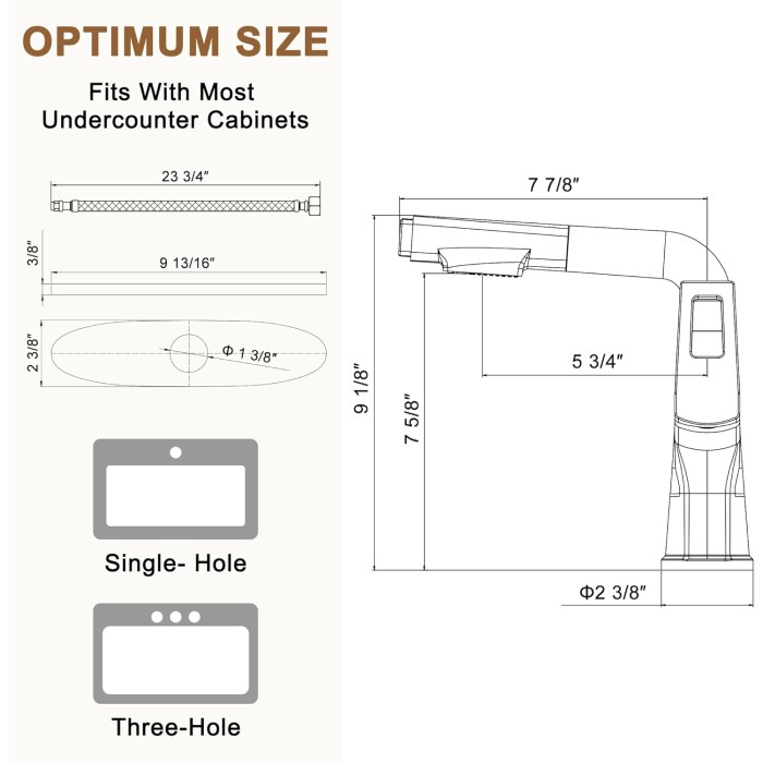 Bathroom Sink Faucet with Pull Down Sprayer and Deck Plate, Stainless Steel Bathroom Faucets, Single Handle Pull Out Bathroom Faucet for 1 or 3 Hole Sink, Brushed Gold